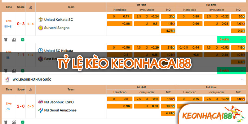 ty le keo1 Các Loại Tỷ Lệ Kèo Phổ Biến